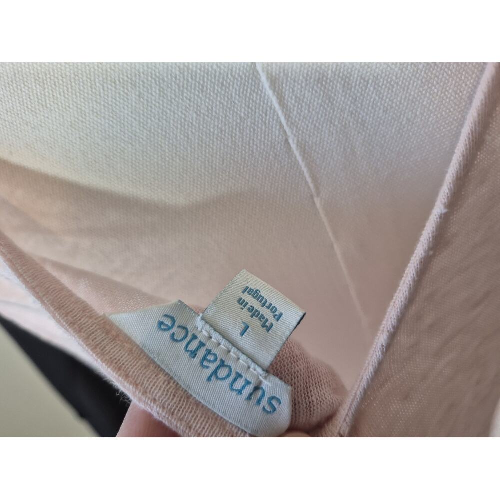 Sundance Mabel Linen Pink Tank Top Large - Picture 9 of 9